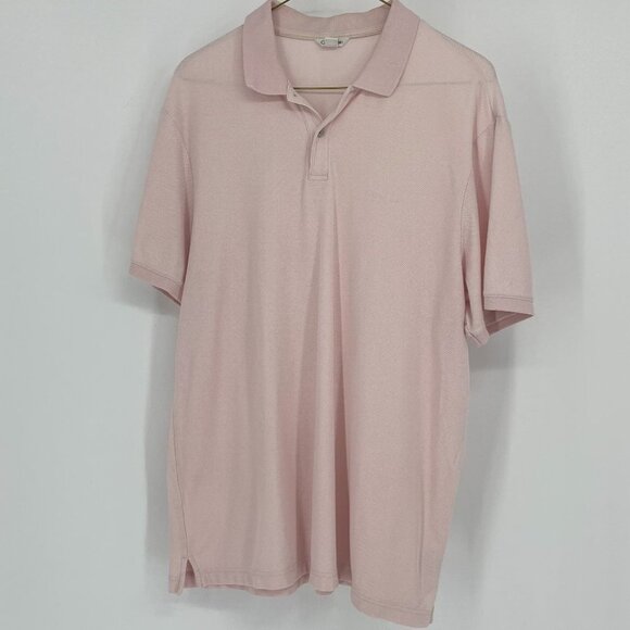 Calvin Klein men’s pastel pink polo tshirt  medium - Picture 10 of 10